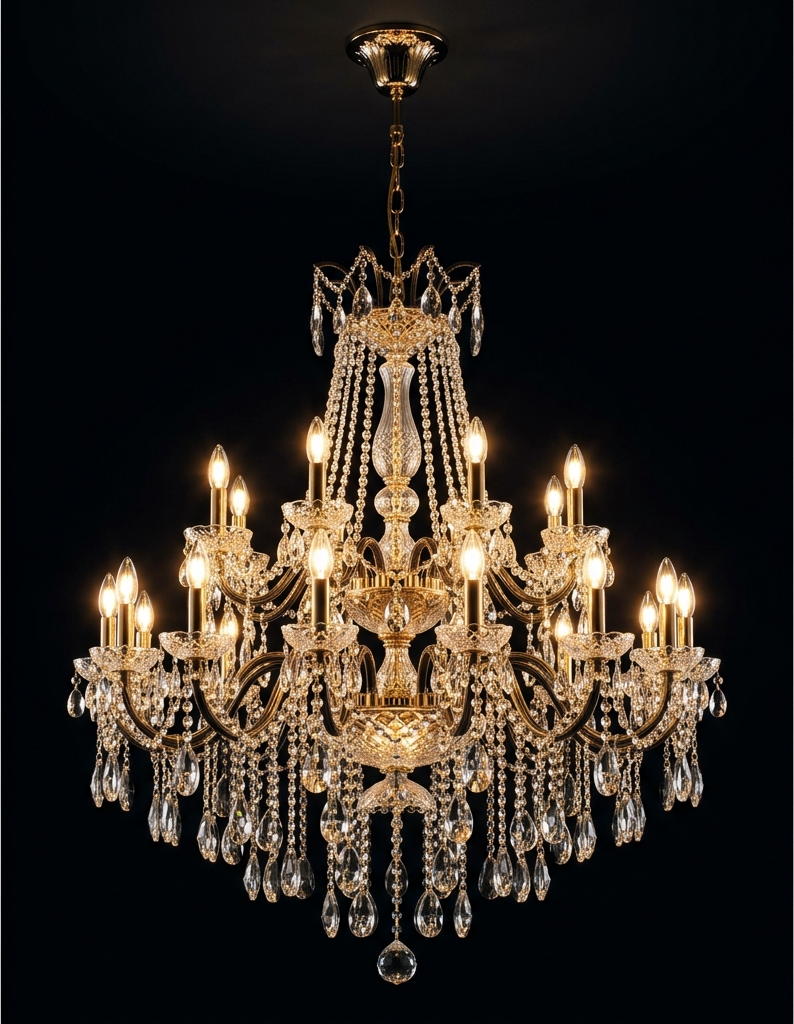 Luxury crystal chandeliers